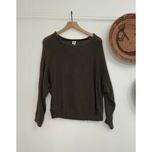 Me to We Green Knit Sweater